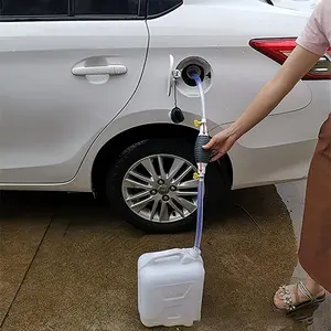 Multifunctional Liquid Suction Cup Pump, Manual Fuel Transfer Pump, Portable Siphon Pump for Gasoline, Diesel, Water, Easy to Use