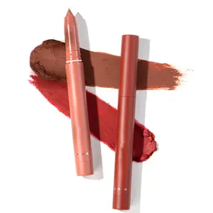 Matte Liquid Lipstick Set, Nude Lipsticks Makeup Kit for Women, Velvet Lip Gloss Waterproof Non-Stick Cup Labiales Mate 24 Horas