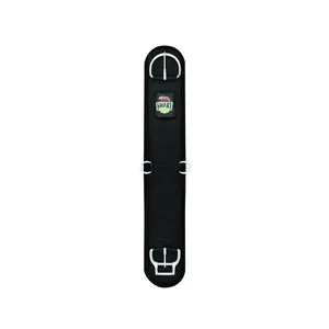 Weaver Leather Neoprene Smart Straight Cinch - Patented Roll Snug Buckle Shock-Absorbing Horse Girth Black / 24''