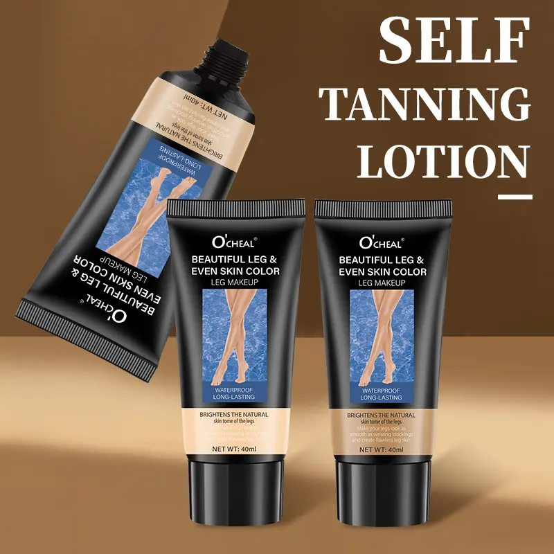 Summer Leg Cream Tanning Legs EvenSkin Tone 3 Colors Waterproof Nourishing Moisturizing Radiant 40ml Body Care