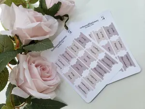 Nude Planner Tabs – Elegant & Inspirational Organization for Your Planner