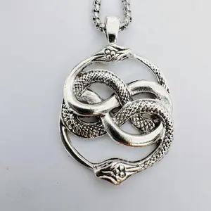 Shiny Ouroboros Necklace