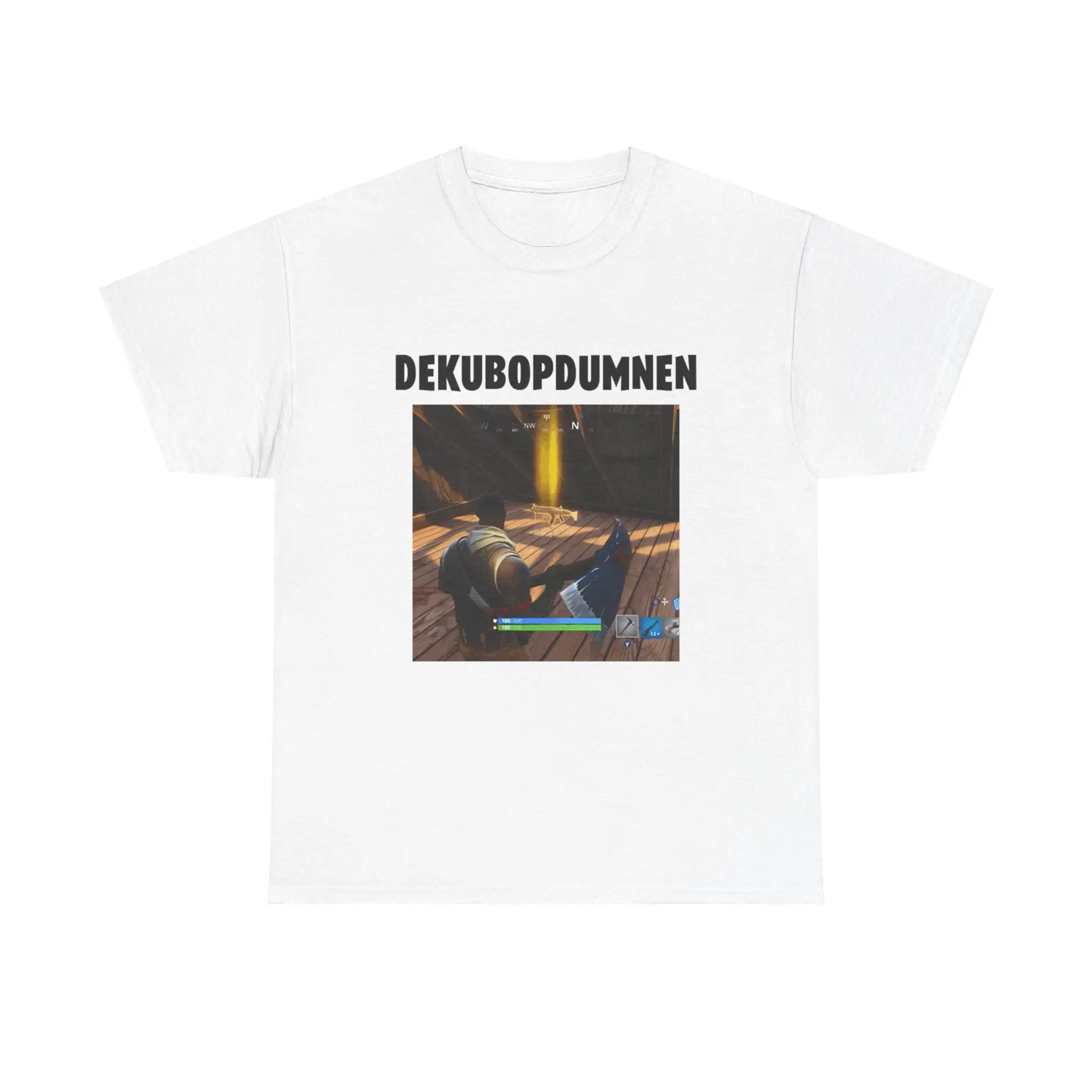 DEKUBOPDUMNEN Fortnite Cotton Tee - Fortnite, Meme Shirt, Funny Shirt, Viral, Graphic Tee