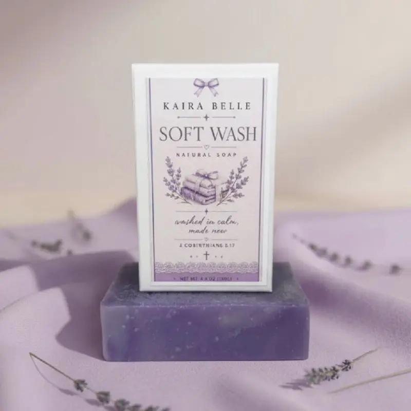Kaira Belle Soft Wash Cold Processed Soap, Plant Based, Homemade, Natural, Good for grifting & extra clean feeling skin