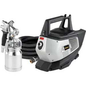 6700 Stationary HVLP Paint Sprayer for Professional Woodworking and Furniture Refinishing, Fine Finishing with Oil & Water Based Materials, Pro 9 Adjustable Spray Gun