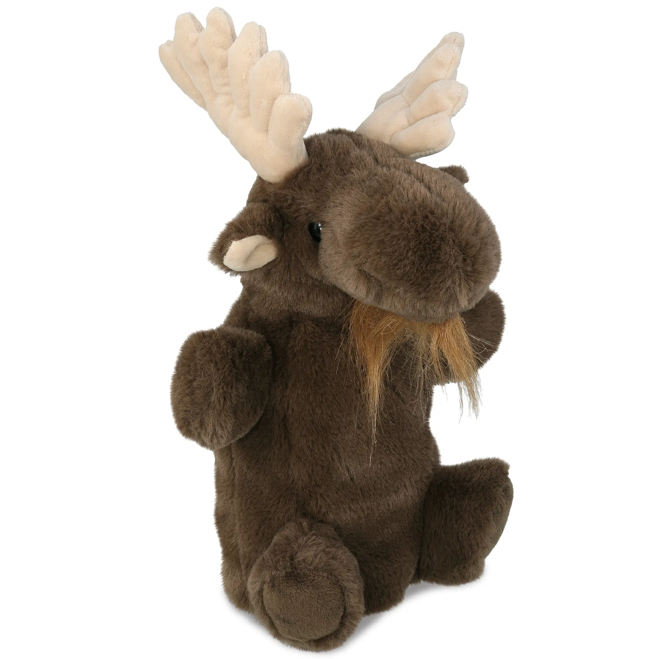 SUPER SOFT PLUSH HAND PUPPET - WILD MOOSE