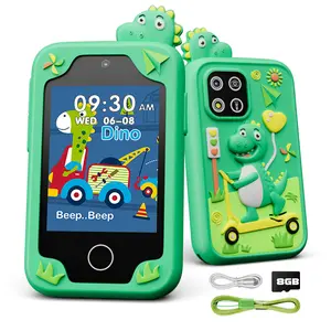 AmazingOcean Kids Smart Phone for Toddler Gifts - Easter Birthday Gift for Age 3 4 5 6 Year Old, Kids Cell Phone Toy with Touchscreen, Dual Cameras, Learning, Music Player, Games,8 GB,Little Gift for Boys&Grils