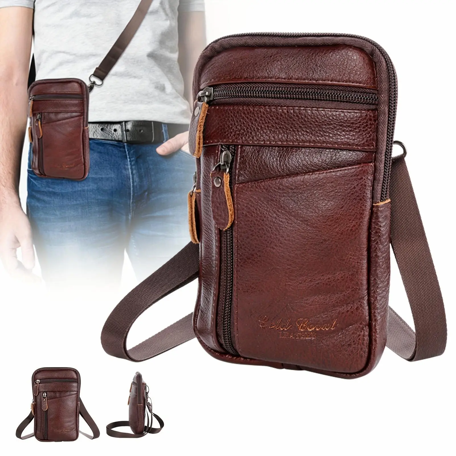High Quality Crossbody Bag, Multifunctional Phone Pouch Wallet Satchel - Perfect for Outdoor Sports and Travel