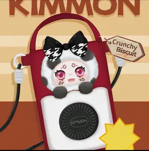 QIQI-KIMMON-crunchy biscuit mobile phone bag Blind Box,Mystery Boxes Bag Pendant Bunny Plush Dolls Soft Collectibles