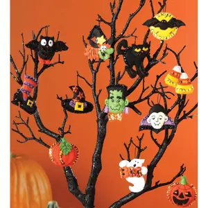 Halloween Felt Ornaments Applique Kit Set of 12