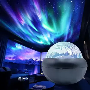 Mini Aurora Night Light Desk Lamp, Compact Exquisite Portable Ambient Light, Ideal for Bedroom, Living Room, Gaming Room, Parties and Gifting