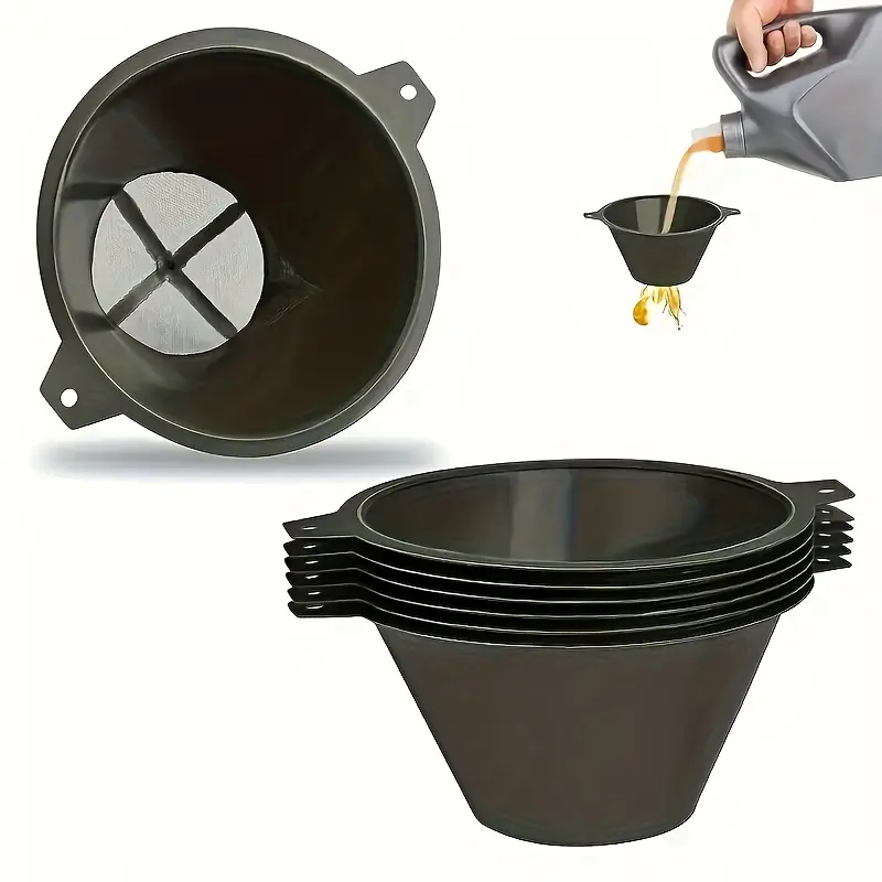 10-piece heavy-duty filter kit - reusable paint filter - paint and dye filter system - compatible accessories for paint containers