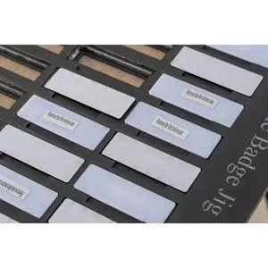 Name Badge Printing Jig for A3 Flatbed Printer with PDF Templates (3" x 1")