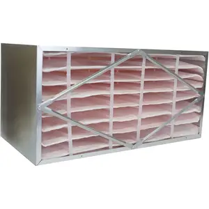 Filterbuy 20x24x6 Air Filter MERV 13 Optimal Defense No Header (1-Pack), Rigid Cell Box Filters HVAC (Actual Size: 19.38 x 23.38 x 5.75 Inches)