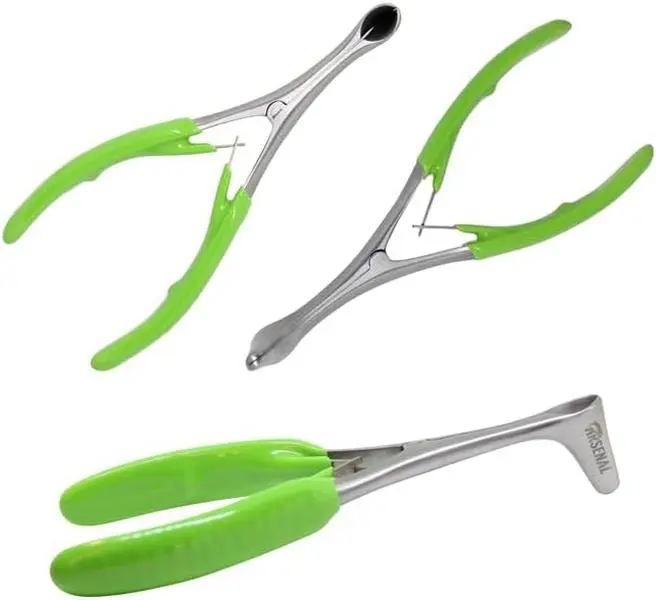 Arsenal Fishing Original Neko-Wacky Tube Plier - Stainless Steel Tool for Neko & Wacky Rig O-Rings, Applicator for Stealth Silicone O-Ring Tube Shields, Rubber Grip, Smooth Action, Durable & Compact