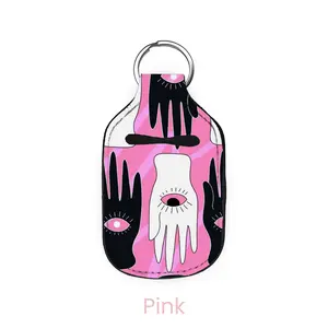abbyrose Eye Five Hand Sanitizer Holder Pink