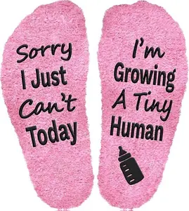 Sorry I Cant Today I'm Growing A Tiny Human Socks, Pregnancy Socks Funny For Mom To Be, Mother To Be Gifts For New, Gifts For Pregnant Daughter, Birthday For Expecting Moms, First Time Moms
