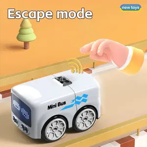 New Magic Mini Remote Control Bus, Gesture Control Toy, 4 Fun Modes, Automatic Light Changes, Ideal Gift for Kids, Birthday Present