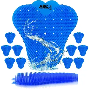 Anti-Splash Urinal Screens Deodorizer (10 Pack) | Urinal Cake | Long Lasting Scent to Eliminate Odors | Used for Bathrooms in Bars, Restaurants, Schools, and other Businesses
