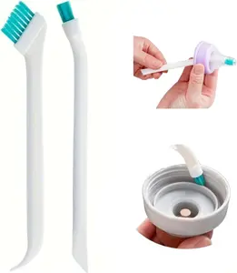 2pcs Bottle Cleaning Brush Set with Soft Bristles Mini Small Bottle and Nipple Brushes for Safe Cleaning of Tight Spaces for Accessories