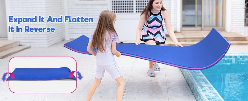 WARMOUNTS Lily Pad Floating Mat, 7/8/9/13/15.5 FT Floating Mat, 3-Layer Tear-Resistant XPE Foam Floating Water Mat with 16.4' Elastic Bungee Tethers for Lake, Pool, River, Ocean, Boat, Beach WARMOUNTS Lily Pad Floating Mat, 7/8/9/13/15.5 FT Floating Mat, 3-Layer Tear-Resistant XPE Foam Floating Water Mat with 16.4' Elastic Bungee Tethers for Lake, Pool, River, Ocean, Boat, Beach