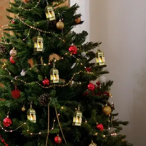 Mini Decorative Candle Holders Set of 10/8pcs, Portable Indoor LED Candles for Wedding Halloween Christmas, Hanging Vintage Decoration with Batteries Included