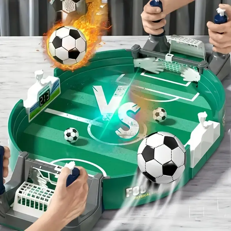 [Parent-child Interaction] Necessary For Family Gatherings, Kid's Table Football with 4 Balls Two-player Battle Table, Educational Board Game Football Two-player Game, Two-person Toy Gift, The Best Gift For Kids