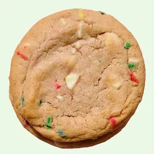 Detroit Cookie Co- Birthday Cake Cookie- Funfetti Cake, White Chocolate Chips and Rainbow Sprinkles, 3oz