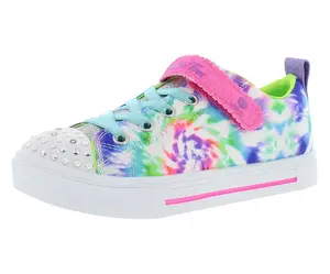 Skechers S Lights Twinkle Sparks Stormy Brights PS Girls Shoes