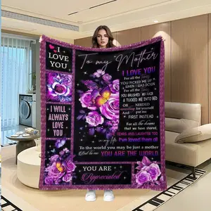 Butterfly Dance Blanket, Creative Digital Print Flannel Throw, Thanksgiving Valentine Christmas Gift, Holiday Decorative Blanket