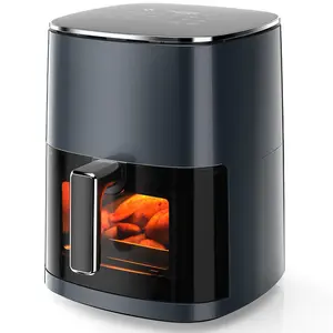 [LIVE] Air Fryer 6 Quart Capacity with Window Square Air Fryer 12-in-1 Air Fry, Roast, Reheat, Dehydrate, Bake, Steam with 400F