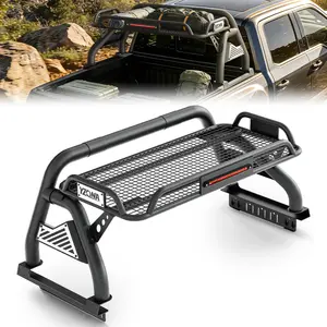 【Yzona】Truck Adjustable Sport Roll Bar Compatible with Tacoma, Colorado, Canyon, Tundra, Frontier, Gladiator JT, and Universal Truck Bed