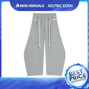 Aelfric Eden Y2K Baggy Pants Ultra Wide Leg Sweatpants 2025 Elastic Waist Trend Lantern Trouser Women's Casual Streetwear Super Baggy Barrel Sweatpants Clothes Fit