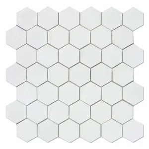 Thassos White Hexagon 2" Polished/Honed Marble Mosaic Tile