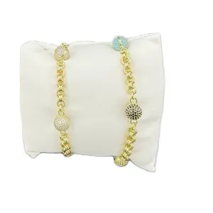 Women's Gold Plated Beads Bracelet - 7 to 8 Inches