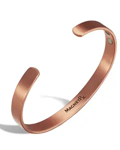 MagnetRX Elegant Copper Magnetic Cuff Bracelet For Men & Women