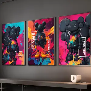 K Poster Set of 3 Printable K Graffiti Wall Art  Toys  Decor head Prints Girl Room Decor DIGITAL DOWNLOAD, 57