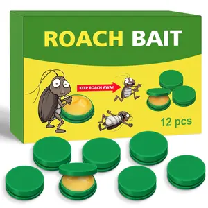 Roach Repellent, Domestic Dormitory Kitchen Powerful Cleaning Cockroach Exterminator Cockroach Gel Bait Pest Control Kit Rodent Repellent Pouches for Indoor & Outdoor Natural Ant Killer Defense
