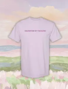 Daughter of the King Embroidered Comfort Colors Tee