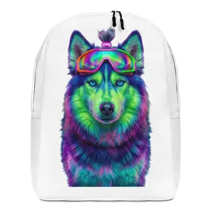 Neon Wolf Backpack | Glow Wild Collection
