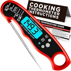 Grillers Digital Meat Thermometer Quick Read Precise Results for Cooking Grilling Air Fryer Griddle Probe Kitchen Gadget BBQ Accessories Grill Gifts for Men Him Dad Birthday