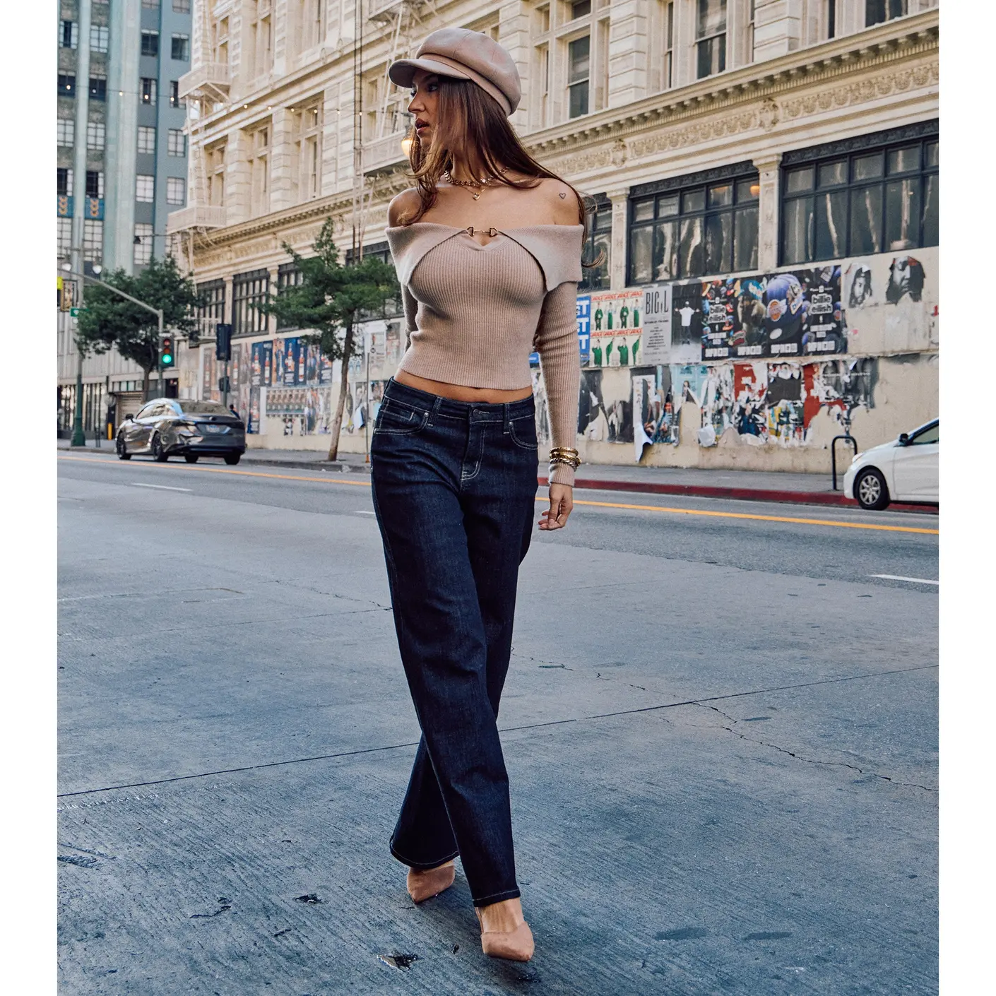 City Stroll Straight Leg Jeans