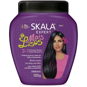 New SKALA Mais Lisos Hair Type 1A - Hydrate Waves, Anti-Frizz 2 IN 1 Conditioning Treatment and Combing Cream