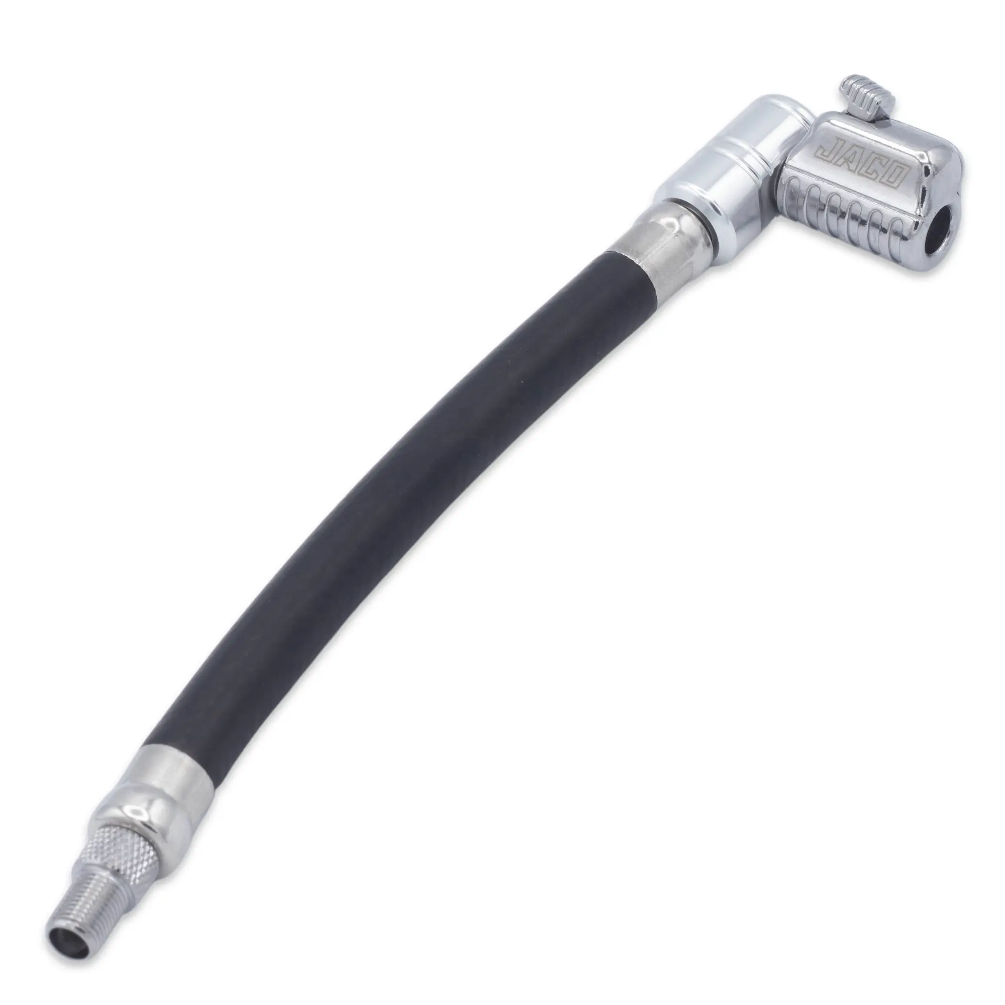 Lightning™ L2X Quick-Connect Locking Tire Inflator Air Chuck Extension | Patented Lock-on Compressor Hose Attachment (Open Flow)