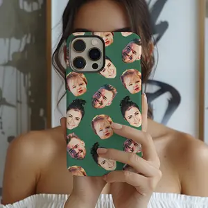 Personalized Family Face Phone Case, Custom Kids Photo Gift For Mom, Wife, Husband, Grandma Iphone 17 16 15 14 3, Samsung S25 S24, Pixel 9