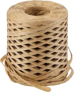 Raffia Twine Ribbon, 262yd (787ft) Craft Ribbon for Lei Crochet & Gift Wrapping (Tools & Hardware Ropes & Twine)