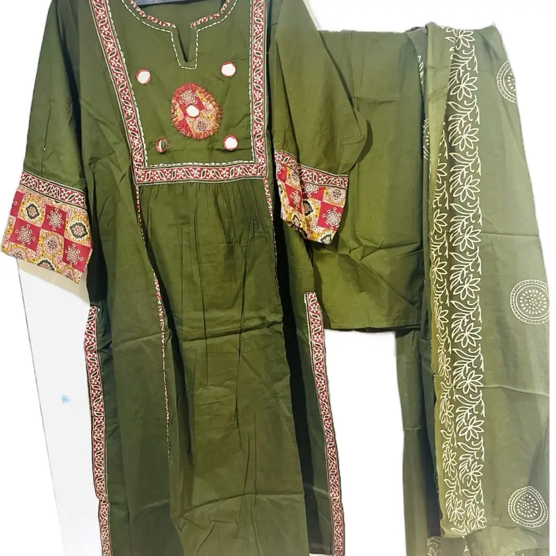3 piece cotton kurti with pant dupatta 3 piece cotton kurti with pant dupatta