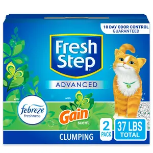 Fresh Step Clumping Cat Litter, With Gain, Advanced, Extra Large