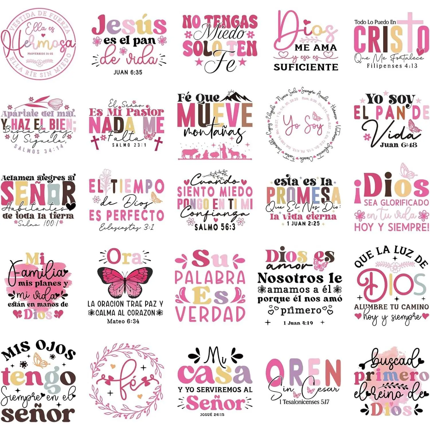 25pc spanish bible