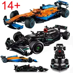 F1 1:8 Technical City Speed Racing Super Sports Car W14 E 42141 Bricks Building Block Model Famous Sport Vehicle Model Assembly Kids Ornament Gift Birthday Gift